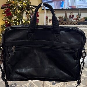 Black Kaehler Leather Men's Bag